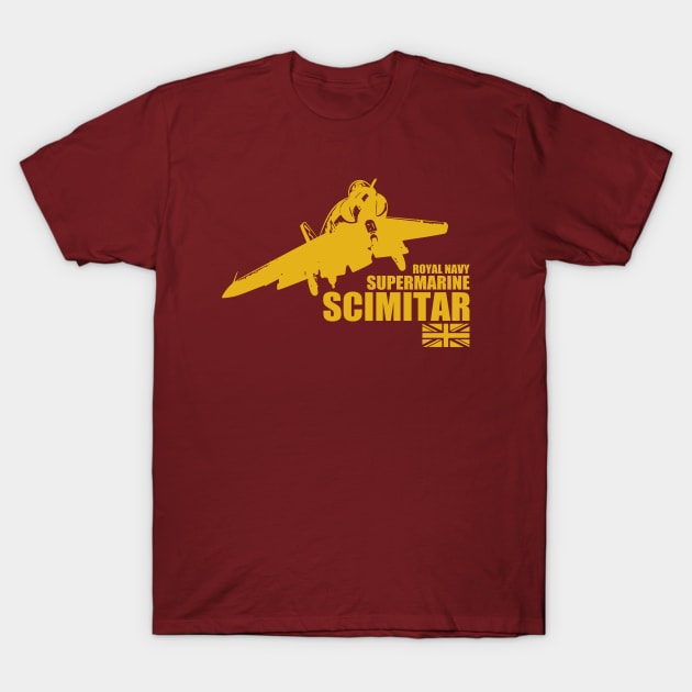 Supermarine Scimitar T-Shirt by TCP